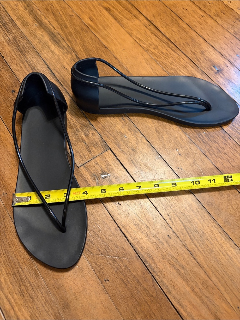 Ipanema Black Minimal Double-Strap Flat Sandals - Picture 7 of 7